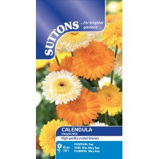 Suttons Calendula Kinglet Mix Seeds