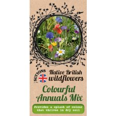 Suttons Wildflower Colourful Annuals Mix Seeds
