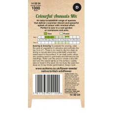 Suttons Wildflower Colourful Annuals Mix Seeds