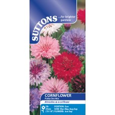 Suttons Cornflower Polka Dot Mix Seeds