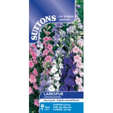 Suttons Larkspur Little Rocket Mix Seeds