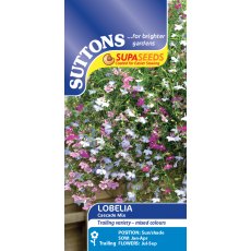 Suttons Lobelia Cascase Mix Seeds