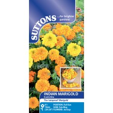 Suttons Indian Marigold Kushi Mix Seeds