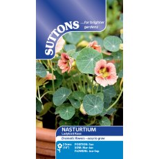 Suttons Nasturtium Ladybird Rose Seeds