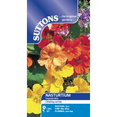 Suttons Nasturtium Tropical Mix Seeds