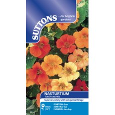 Suttons Nasturtium Tutti Fruitti Mix Seeds
