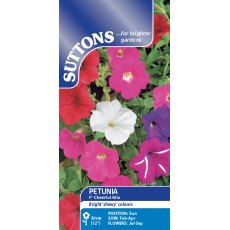 Suttons Petunia Cheerful Mix Seeds