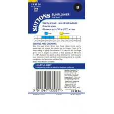 Suttons Full Sun Sunflower F1 Seeds
