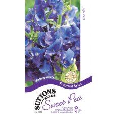 Suttons Sweet Pea Fragrant Skies Seeds
