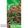 Suttons Chilli Pepper Quick Fire F1 Seeds