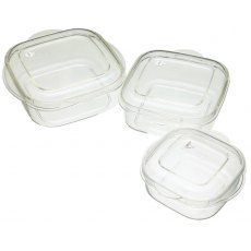 Kitchen Craft Microwave Casserole Set 3 Piece