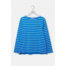 Lighthouse Causeway Top Azure Blue Stripe