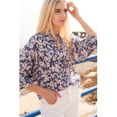 Lighthouse Lola Blouse Indigo Daisy