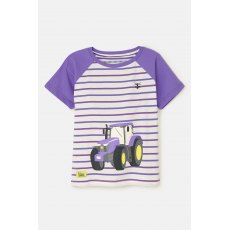 Lighthouse Causeway T-Shirt Purple Tractor