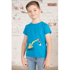 Lighthouse Oliver T-Shirt Blue Construction