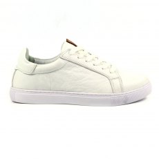 Lazy Dogz Piper Leather Trainer White