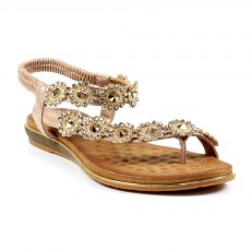 Lunar Charlotte II Sandal Rose Gold