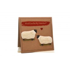 Lambacraft Wool Ewe Be My Valentine Card