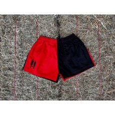 Hexby Harlequin Shorts Red/Black Size XL