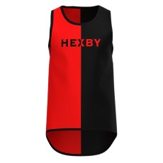 Hexby Harlequin Singlet Vest Red/Black