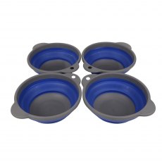 Regatta Folding Bowls Set Of 4 Blue