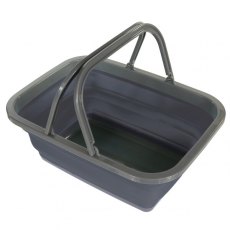 Regatta Folding Silicone Wash Basin Ebony