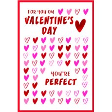 Simon Elvin Valentine's Card You're Perfect