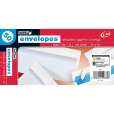 Club Peel & Seal White DL Encelopes 50 Pack