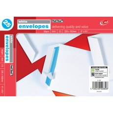 Club Peel & Seal White C5 Envelopes 25 Pack