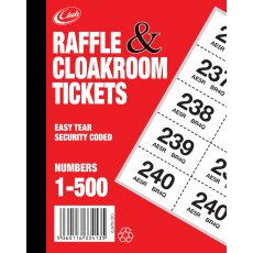 Club Raffle & Cloakroom Tickets 1-500