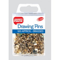 Club Drawing Pins Brass