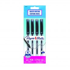 Paper Mate Jiffy Gel Pen Black 4 Pack