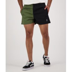 Swanndri Harlequin Rugby Short Green/Black