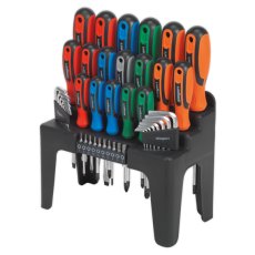 Sealey Screwdriver, Hex Key & Bit Set 44 Piece