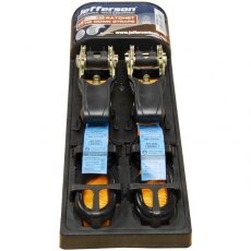 Jefferson Ratchet Tie Down Strap 25mm x 4.5m 2 Pack