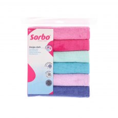 Sorbo Microfibre Cloths 6 Pack