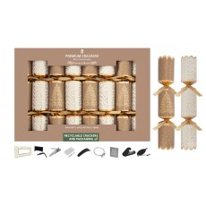 Harvey & Mason Christmas Cracker Gold Tree 8 Pack