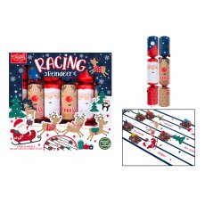 Christmas Cracker Racing Reindeers 6 Pack
