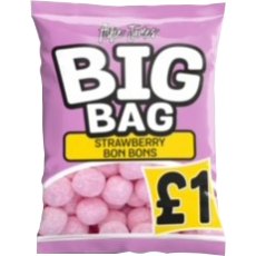 Big Bag Strawberry Bon Bons 125g