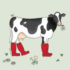 Hooli Mooli Holstein Fresian Cow Card