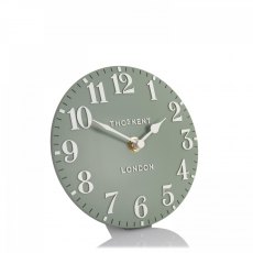 Thomas Kent Arabic Mantel Clock Seagrass 6"