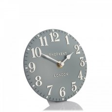 Thomas Kent Arabic Mantel Clock Flax Blue 6"