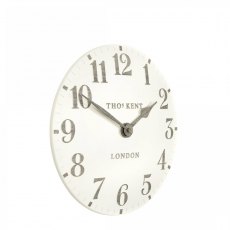 Thomas Kent Arabic Wall Clock Limestone 12"