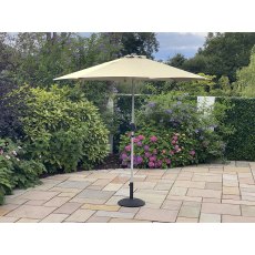 Crank & Tilt Parasol 2.7m Cream