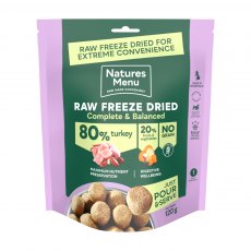 Natures Menu Raw Freeze Dried Turkey