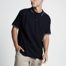 Carabou Pique Polo Shirt Navy