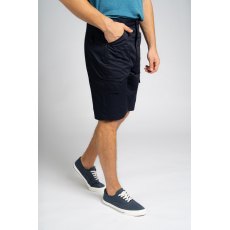 Carabou Cotton Self Adjustable Chino Shorts Navy