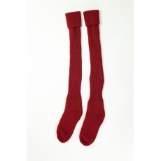 Bisley Plain Stockings Red