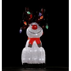 Noma Light Up Acylic Reindeer 54cm