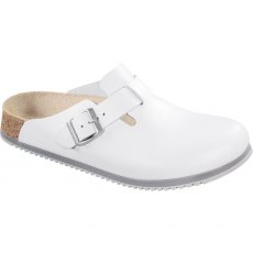 Birkenstock Boston Mule White